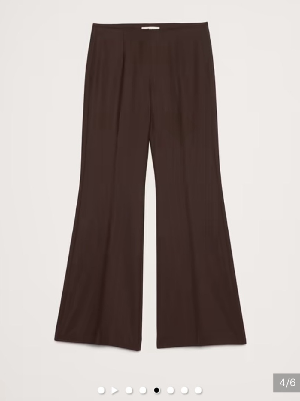 NWT Banana Republic MID-RISE FLARE ITALIAN TWILL PANT